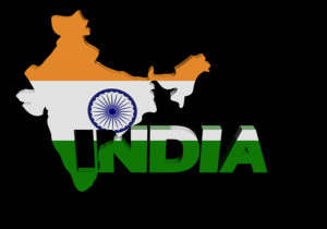 India Map Flag With Overlapping Text Illustration India map flag with overlapping text illustration