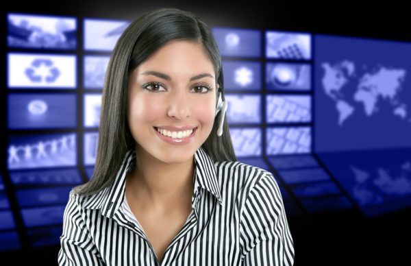 Beautiful Indian Woman Television News Presenter Beautiful indian woman television news presenter with multiple screen background