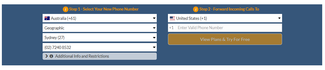 australia virtual number