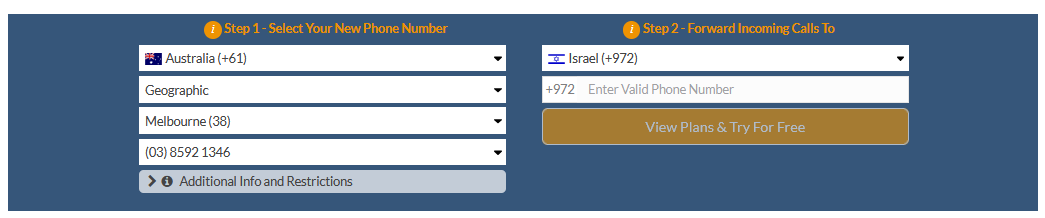 australia to israel