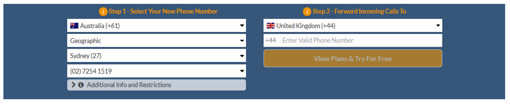 australia to the u.k.
