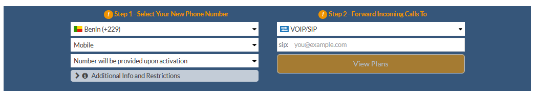benin virtual number