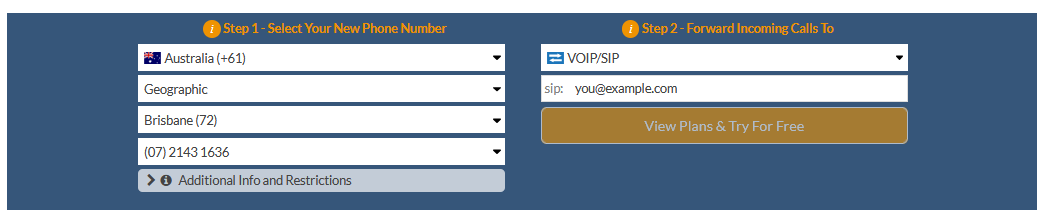 brisbane virtual number