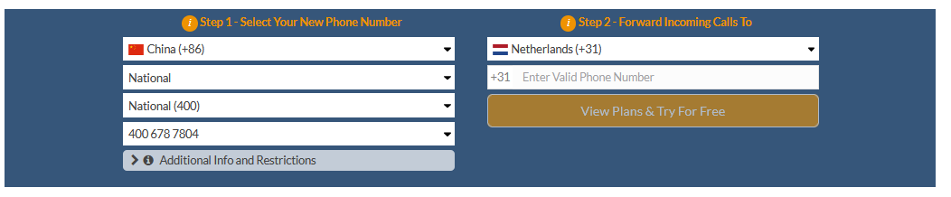 china to netherlands