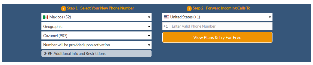 cozumel virtual number