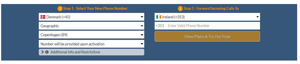 denmark to ireland