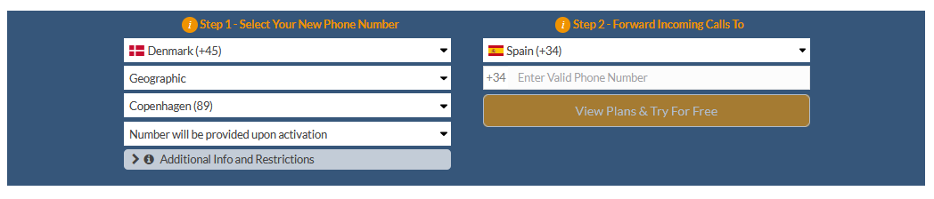 denmark to spain