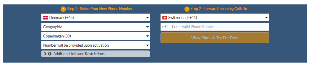 denmark to switzerland