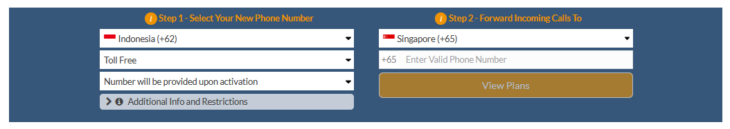 indonesia toll free