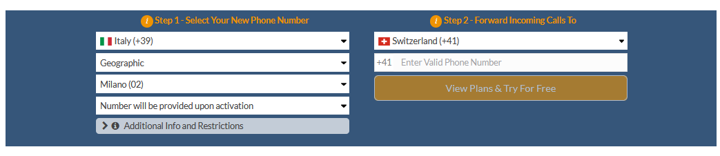 italy to switzerland