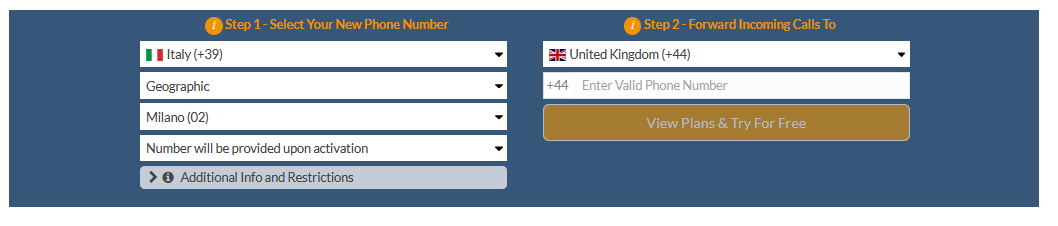 italy to the u.k.