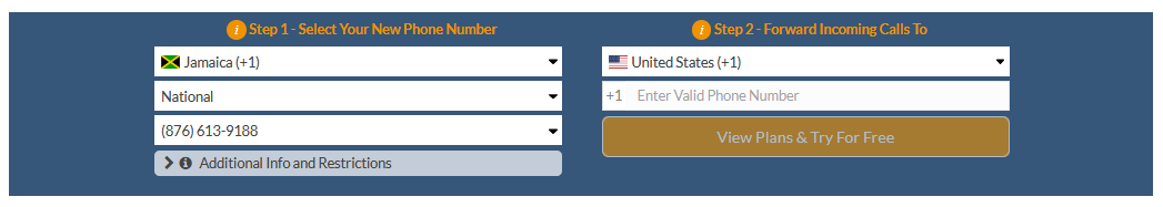 jamaica virtual number