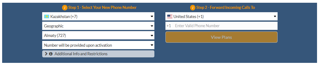kazakhstan virtual number
