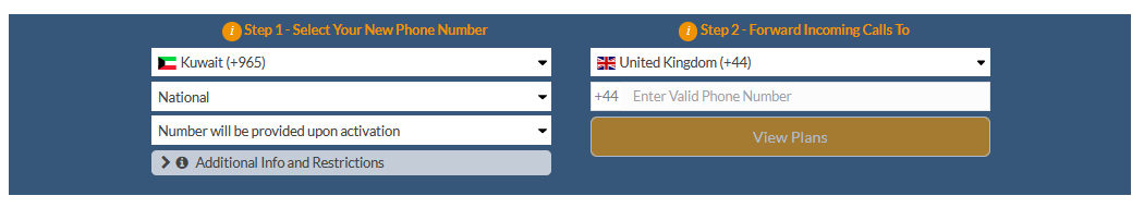 kuwait virtual number