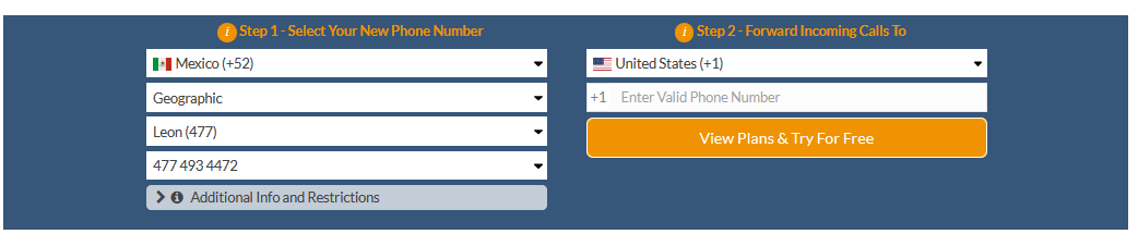 leon virtual number