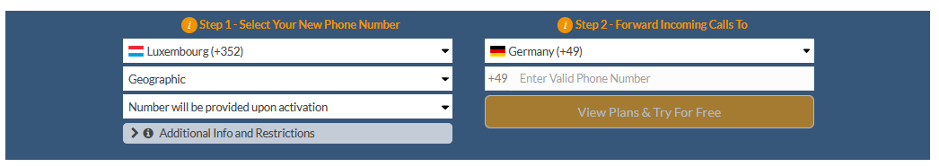 luxembourg geographic number