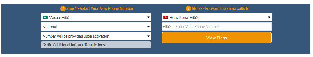 macau virtual phone number