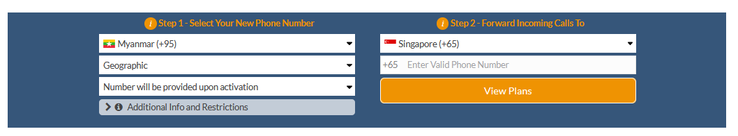 myanmar virtual number
