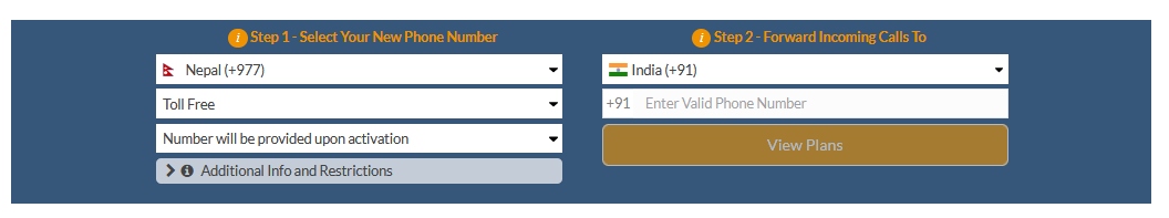 nepal toll free