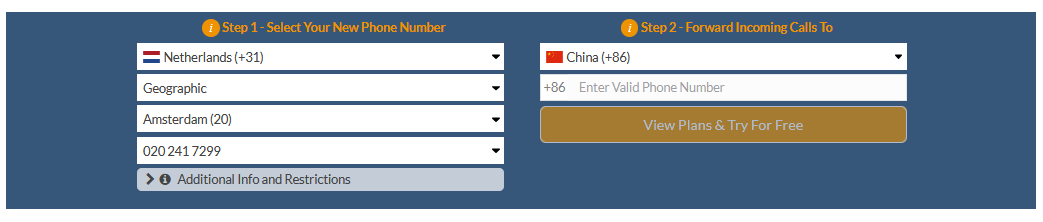 netherlands to china