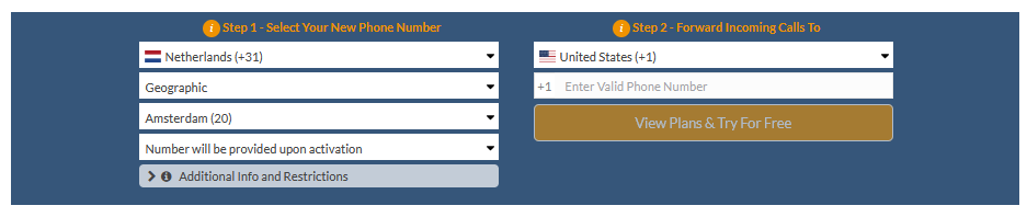 netherlands to the u.s.