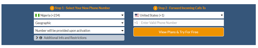 nigeria virtual number