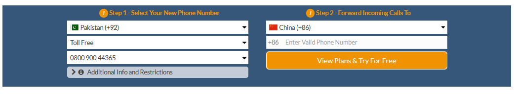 pakistan toll free number