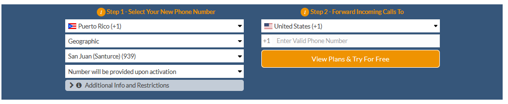 puerto rico virtual number