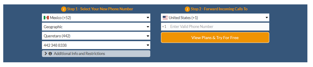 queretaro virtual number