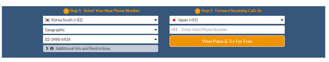 south korea virtual number