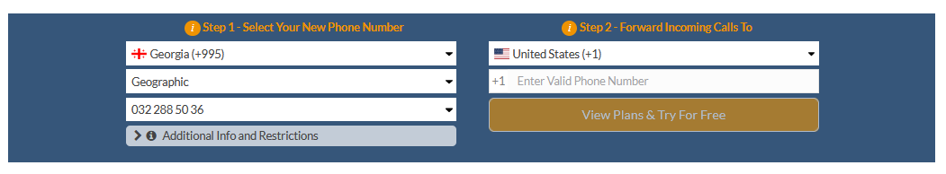 tbilisi georgia virtual number