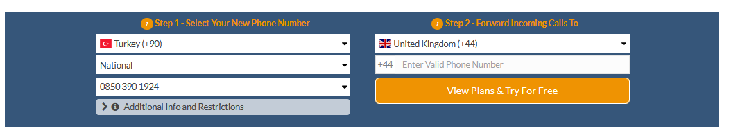 turkey virtual number