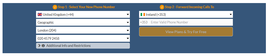 u.k. to ireland