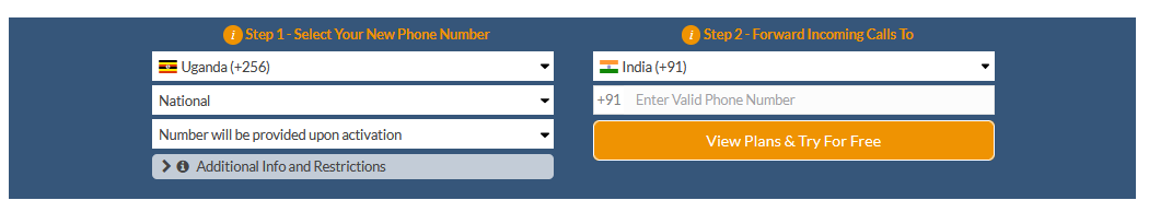 uganda virtual number