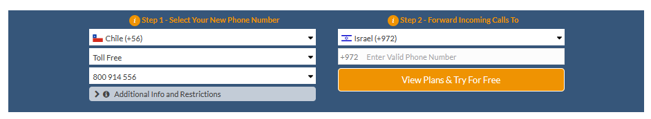 chile to israel