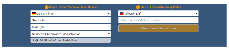 germany to taiwan