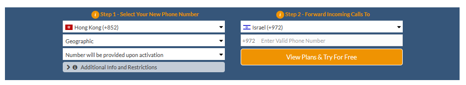hong kong to israel
