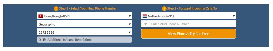 hong kong to the netherlands