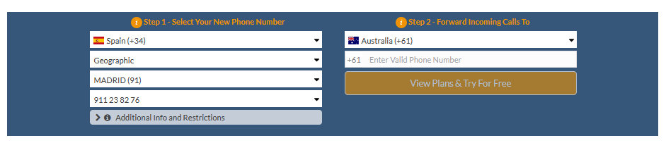 spain to australia