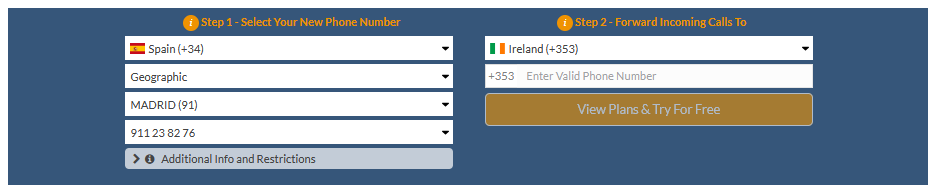 spain to ireland