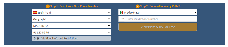 spain to mexico