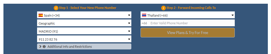 spain to thailand